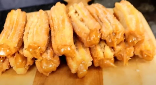 Churros de doce de leite deliciosos e fácil