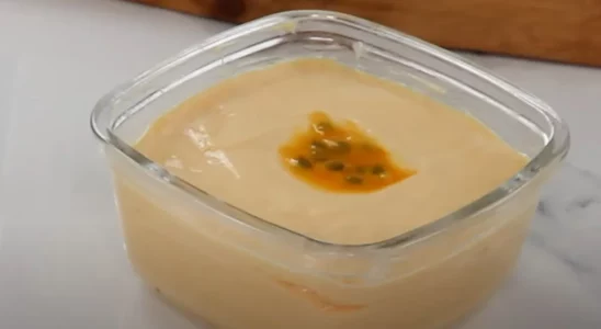 Receita de mousse de maracujá com tang