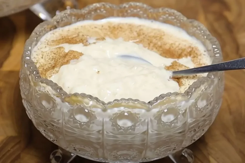 Receita de arroz doce simples