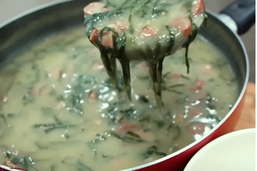 Receita de caldo verde saborosa