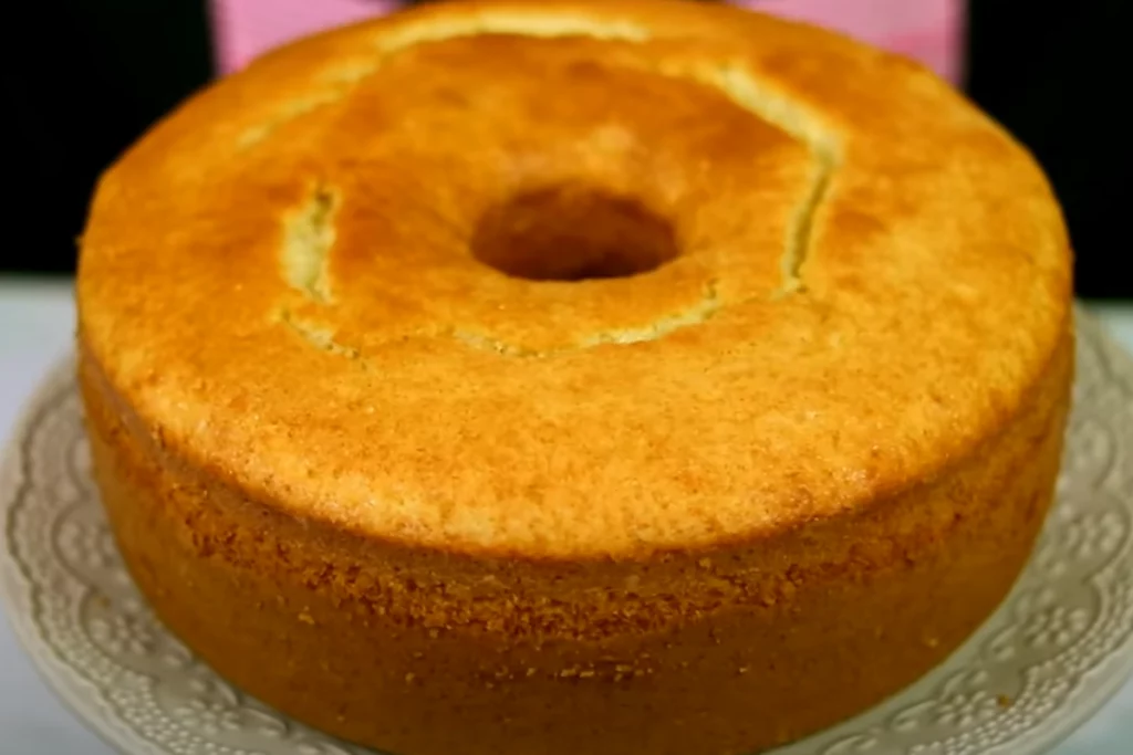 Bolo de Baunilha delicioso