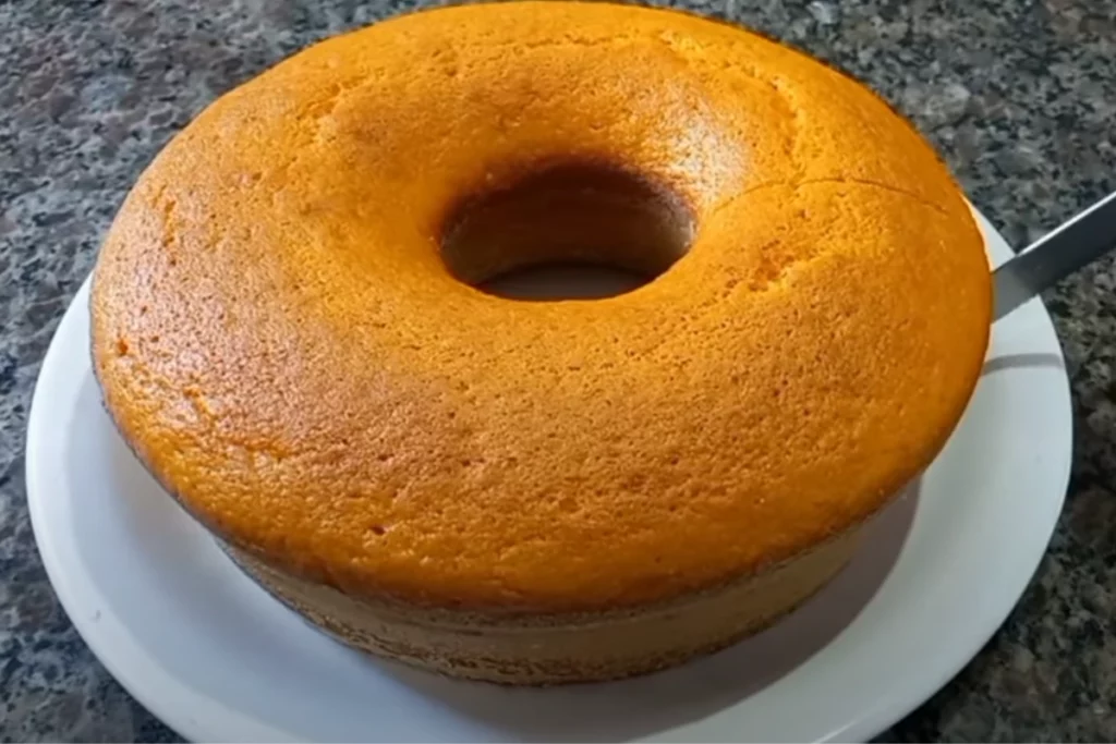 Bolo de cenoura que é maravilhoso