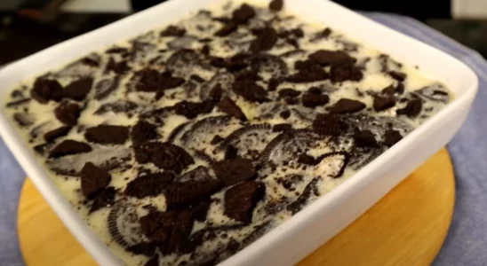 Mousse de oreo fácil