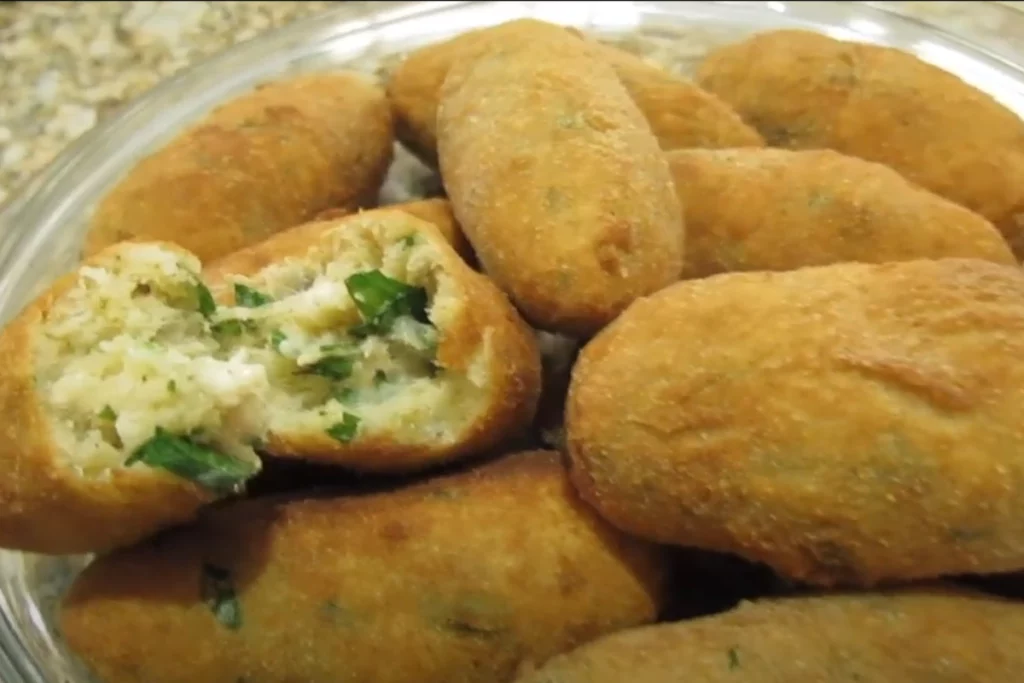 Croquete de frango com queijo