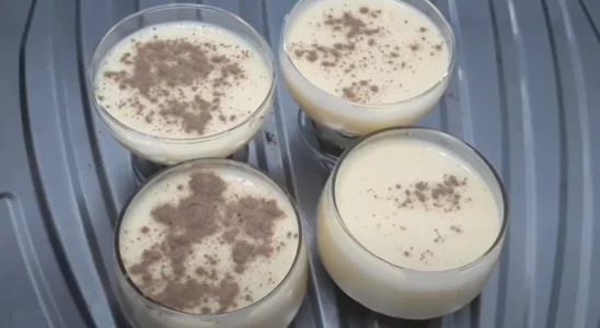 Mousse de milho verde uma sobremesa fácil