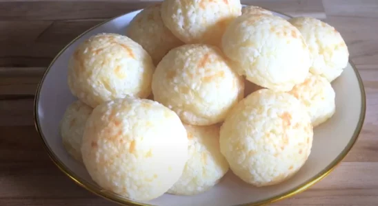 Pão de queijo de tapioca granulada