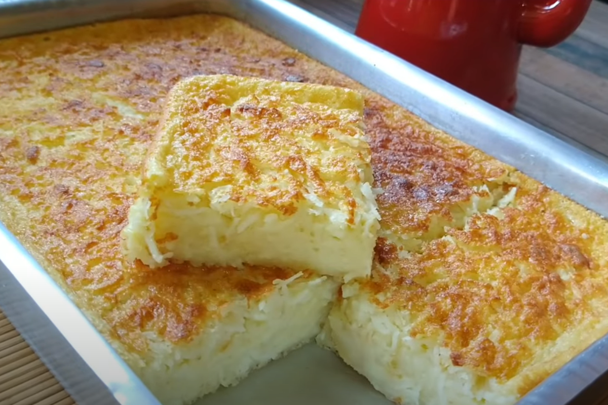 Bolo toucinho do céu simples - Receitas da Tia Zilda Bolo toucinho do céu simples - Receitas da Tia Zilda