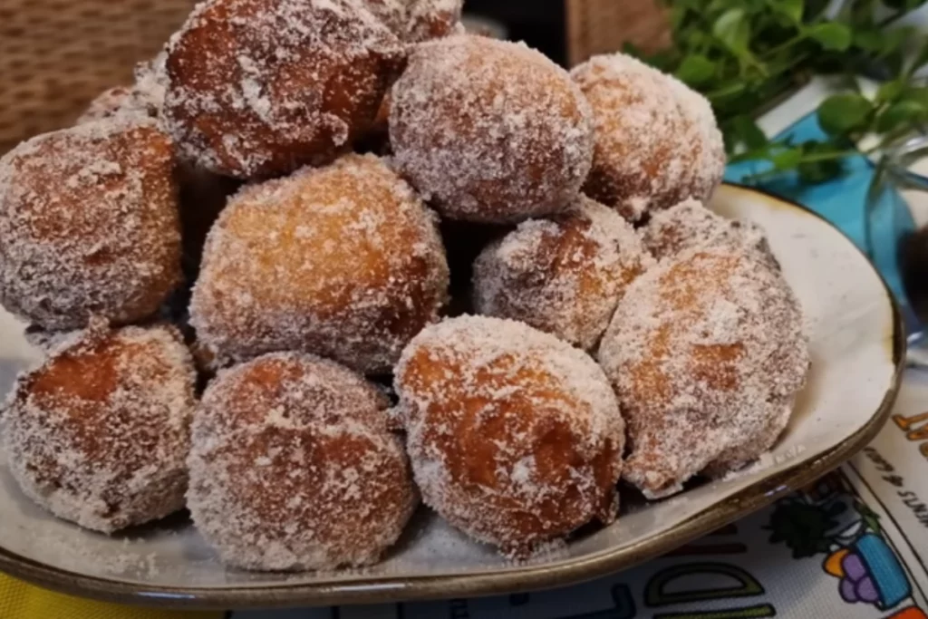 Bolinho de chuva de leite em pó