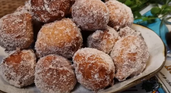 Bolinho de chuva de leite em pó