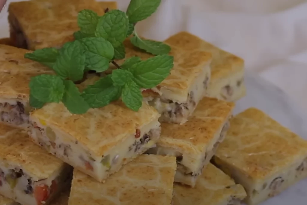 Torta de sardinha de liquidificador